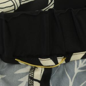 Deuxieme Classe 21SS BOTANY パンツ ワイド 総柄 ブラック