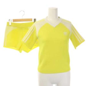 × ダニエル カタリ DANIELLE CATHARI セットアップ 上下 カットソー 半袖 プルオーバー Vネック ショートパンツ