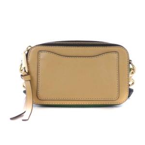 MARC JACOBS THE SNAPSHOT CAMERA BAG ダブルジップ ベージュ 白