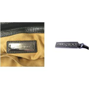 JIMMY CHOO トートバッグ スタースタッズ レザー グレー