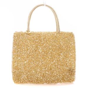 ワイヤーバッグ ゴールド