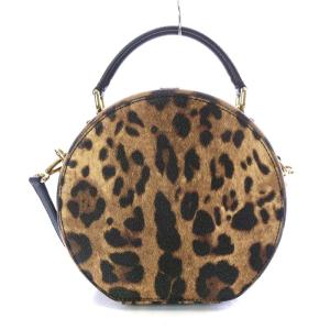 高価買取中】DOLCE&GABBANA ディーアンドジー ドルチェアンド 格安販売店舗 DOLCE&GABBANA レディース ホワイト ショルダーバッグ レオパード ショルダーバッグ