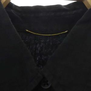 Deuxieme Classe WIDE LINEN シャツ 長袖 前開き ブラック