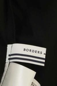 BORDERS at BALCONY カシュクールワンピース 36 黒