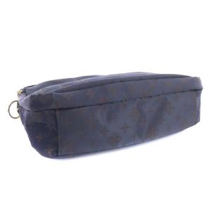 russet ショルダーバッグ ポーチ ナイロン モノグラム ネイビー