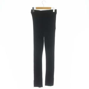 L'Appartement Slit Leggings ニットパンツ レギンス 裾スリット ブラック