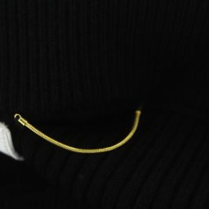 L'Appartement Slit Leggings ニットパンツ レギンス 裾スリット ブラック