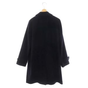 MARGARET HOWELL SOFT WOOL COAT コート ステンカラーコート アウター ロング ウール 3 紺 ネイビー