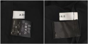 ADORE 21SS クールタイプライターブラウス 38 ブラック