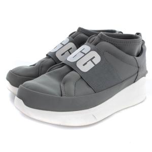 UGG australia NEUTRA SNEAKER ロゴ ハイカット 23.5cm グレー
