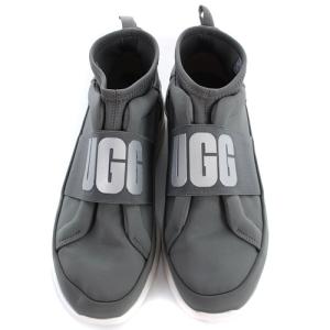 UGG australia NEUTRA SNEAKER ロゴ ハイカット 23.5cm グレー