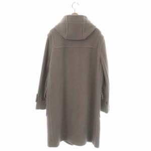 OLD ENGLAND ウール ダッフルコート ロング 36 グレージュ