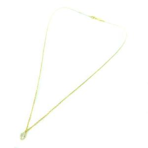 AHKAH ヴィヴィアンクチュール ソルティアドロップ ネックレス K18 YG ダイヤモンド 0.15ct