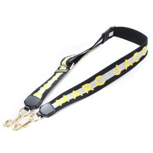 MARC JACOBS Webbing Strap ショルダーストラップ ロゴ ブラック イエロー