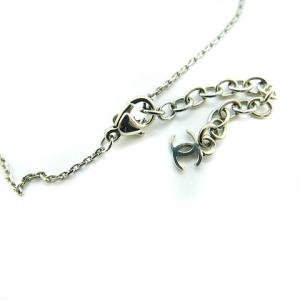 CHANEL 04C ネックレス ココマーク ハート ピンク シルバー色