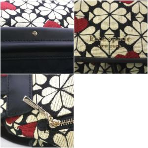kate spade new york スペードフラワージャカードハート ミディアム フラップ バックパック
