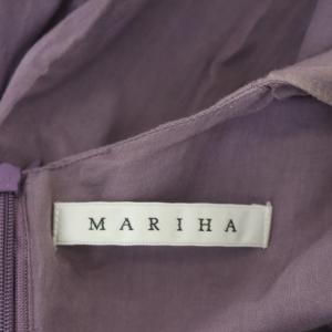 MARIHA 夏の月影のドレス ワンピース ロング ノースリーブ パープル