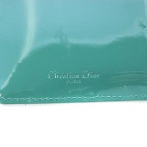 Christian Dior LADY DIOR カードホルダー コインケース カナージュ ラムスキン ツンドラグリーン