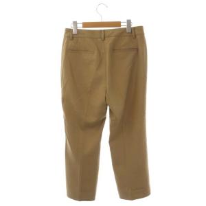 Plage 21AW semi flare スラックスパンツ ストレート ジッパーフライ 38 ベージュ