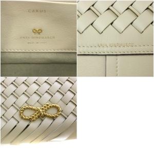 ANYA HINDMARCH ROPE BOW BAG WOVEN ショルダーバッグ 2way レザー フリンジ 白