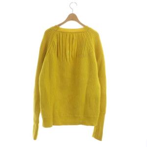 Maison Margiela ウール デザインニット セーター 長袖 S イエロー