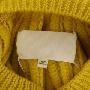 Maison Margiela ウール デザインニット セーター 長袖 S イエロー