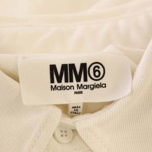 Martin Margiela 6 MM6 20年製 コットン サークル シャツ 長袖 M 白 ホワイト