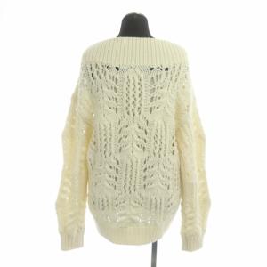 EPOCA 21AW ドルチェ ローゲージニット 40 オフホワイト