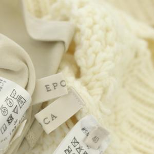 EPOCA 21AW ドルチェ ローゲージニット 40 オフホワイト