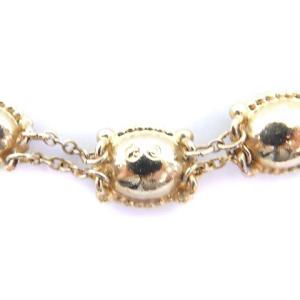 SWAROVSKI チョーカー ネックレス マルチストーン 2連 ゴールド色 ピンク 緑