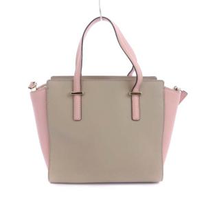 kate spade new york ハンドバッグ ショルダーバッグ 2WAY グレー ピンク PXRU5491