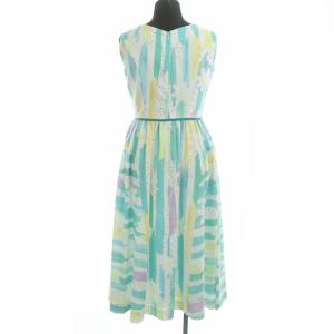 Chesty マーガレットワンピース ロング フレア ノースリーブ 0 マルチカラー