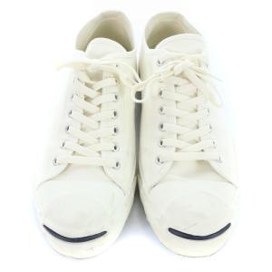 CONVERSE ジャックパーセル JACK PURCELL スニーカー キャンバス 切替 8.5 27cm 白 ホワイト
