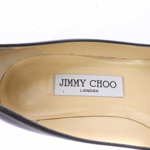 JIMMY CHOO ALLURE パンプス ポインテッドトゥ レザー 37 23.5cm ブラック 黒
