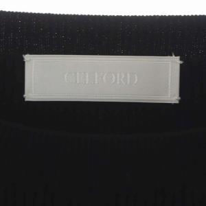 CELFORD 20AW パワーショルダーコンビニット カットソー プルオーバー 長袖 38 ブラック
