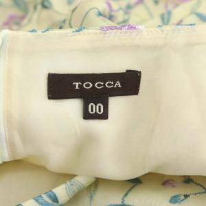 TOCCA ALYSUM 花刺繍ワンピース 00 パステルイエロー 緑 紫