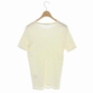 EVERYDAY I LIKE テレコ Tシャツ カットソー プルオーバー 半袖 リブ ホワイト