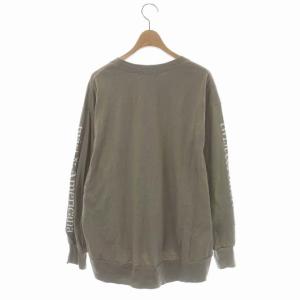AMERICANA 21AW MUSE de Deuxieme Classe取扱 A PRINT ロングTシャツ カットソー プルオーバー 長袖