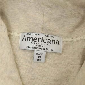 AMERICANA 21AW MUSE de Deuxieme Classe取扱い HOODED Tシャツ パーカー プルオーバー 長袖 グレージュ