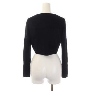 TOCCA SNOWFLAKE WALTZ JEWEL LAME BOLERO ビジュー装飾 XS ブラック