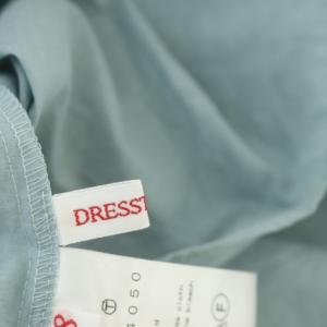 DRESSTERIOR ボリュームスリーブブラウス プルオーバー 五分袖 38 ライトブルー