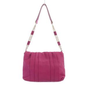 ANYA HINDMARCH ショルダーバッグ レザー チェーン ワンショルダー ピンク