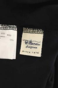 Ron Herman Range of Light Jersey Dress ワンピース 五分袖 ロング セミフレア プルオーバー XS 黒 ブラック