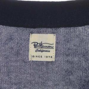 Ron Herman Cotton Nylon V Neck Cardigan カーディガン 長袖 Vネック S ネイビー