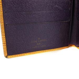 LOUIS VUITTON エピ ポルトビエカルトクレディモネ 財布 二つ折り イエロー M63549 OH