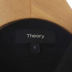 Theory TIE CUFF 長袖シャツ ブラウス S ブラック
