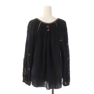ISABEL MARANT ETOILE ブラウス 刺繍 38 ブラック