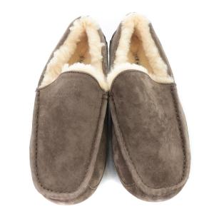 UGG australia ASCOT スリッポン ムートンシューズ モカシン 26cm ブラウン 5775