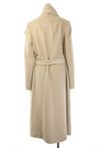 Salvatore Ferragamo アルパカ ノーカラーロングコート I40 ベージュ