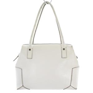 Salvatore Ferragamo ハンドバッグ レザー トートバッグ 白 ホワイト